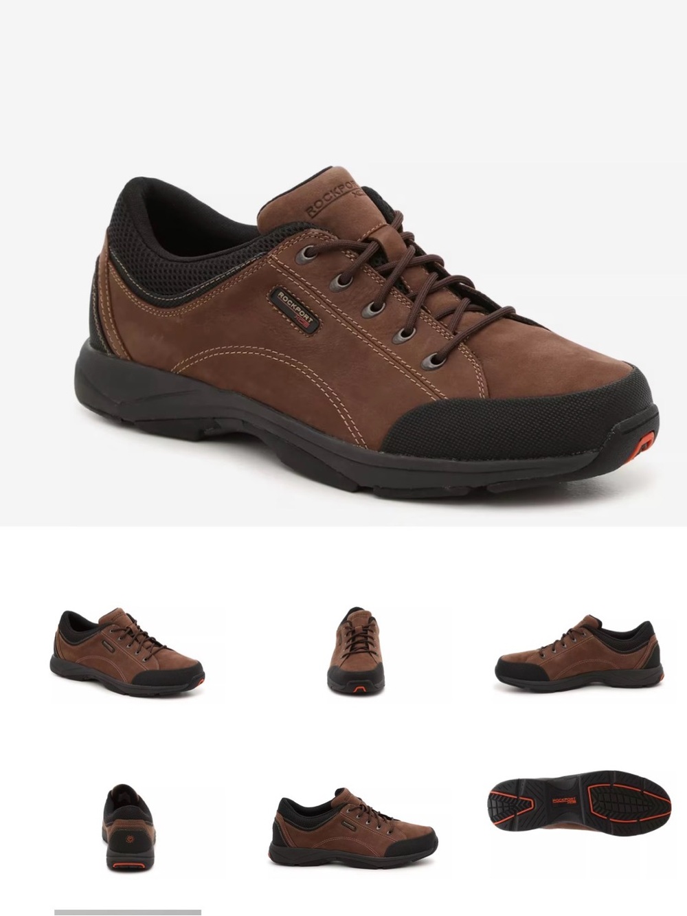 Rockport Chranson Men's Brown Leather Shoes 10 Wide